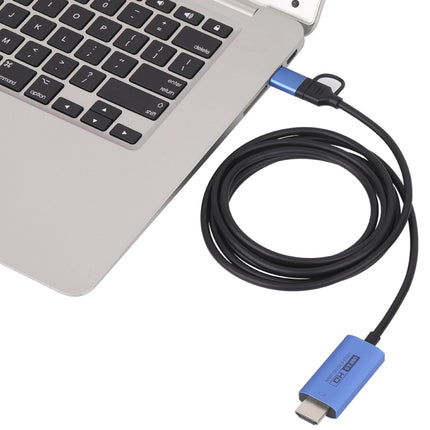 V05E USB 3.0 + USB-C / Type-C to HDMI Adapter Cable-garmade.com