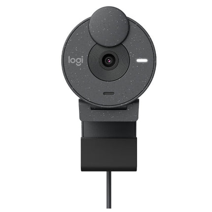 Logitech Brio 300 2MP 1080P Full HD IP Camera with Noise Reduction Microphone (White)-garmade.com