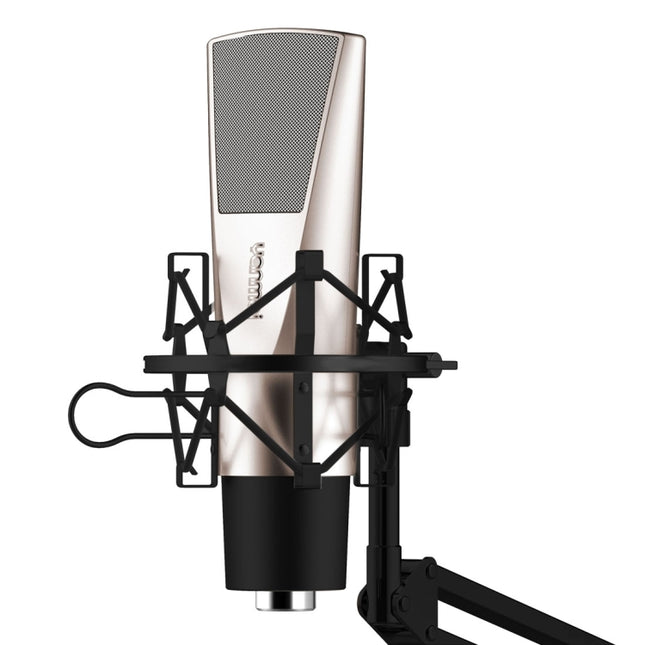 Yanmai Q6 Professional Game Condenser Sound Recording Microphone, Compatible with PC and Mac for Live Broadcast Show, KTV, etc.(Black)-garmade.com