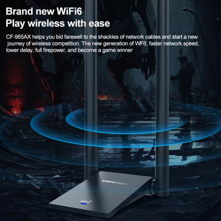 COMFAST CF-965AX 1800Mbps Dual Band Wireless Network Card WiFi6 USB Adapter-garmade.com