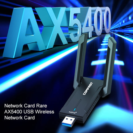 COMFAST 972AX 5400Mbps WiFi6 Free Drive USB Wireless Network Card-garmade.com