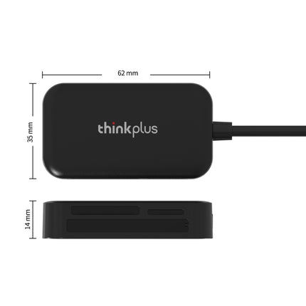 Lenovo thinkplus TC102 USB 3 in 1 Multi-function Card Reader-garmade.com