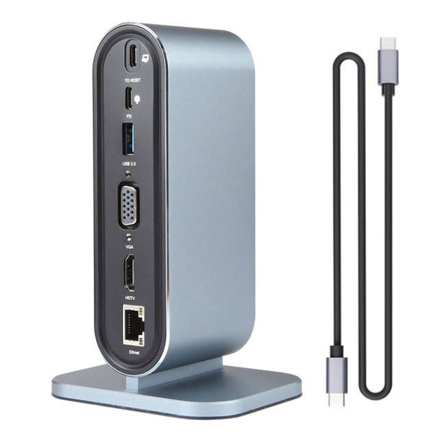 BYL-2201 12 in 1 USB-C / Type-C HUB Adapter-garmade.com