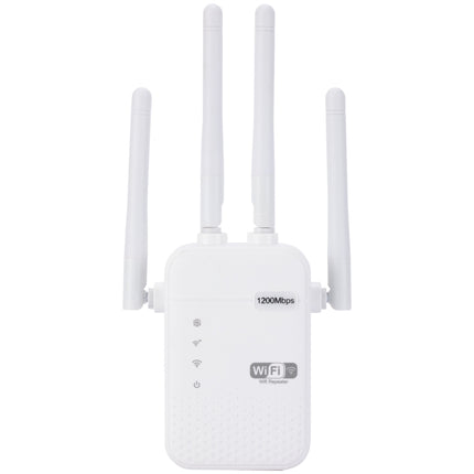 ZX-R08 1200Mbps 2.4G/5G Dual-Band WiFi Repeater Signal Amplifier, US Plug-garmade.com