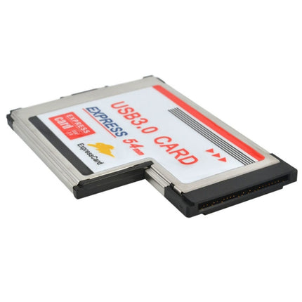 2 Ports USB 3.0 5Gbps PCI 54mm Slot Express Card for Laptop / Notebook-garmade.com