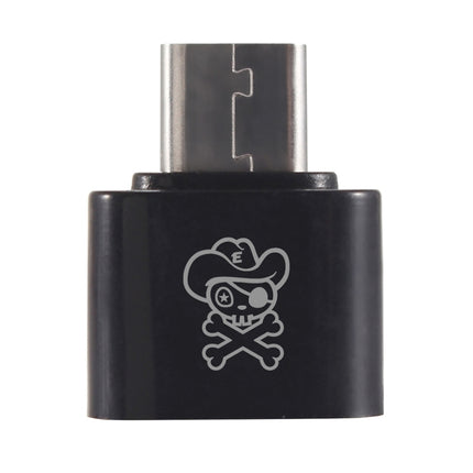 ENKAY Hat-Prince HC-8 Mini ABS USB 2.0 Female to USB-C / Type-C 3.1 Male Port Connector OTG Adapter(Black)-garmade.com