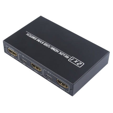 AM-KVM201CL 2x1 4Kx2K HDMI / USB / KVM Switch-garmade.com