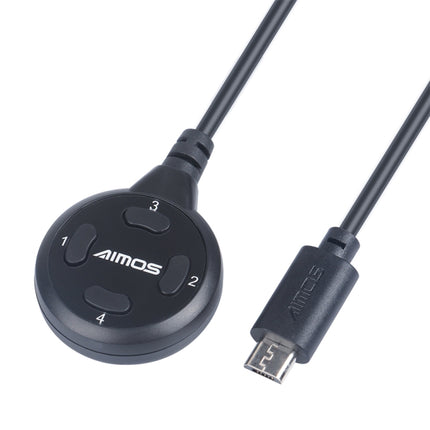 AIMOS AM-SH4 Switcher Sharing Device 4-buttons Extension Cable Extender-garmade.com