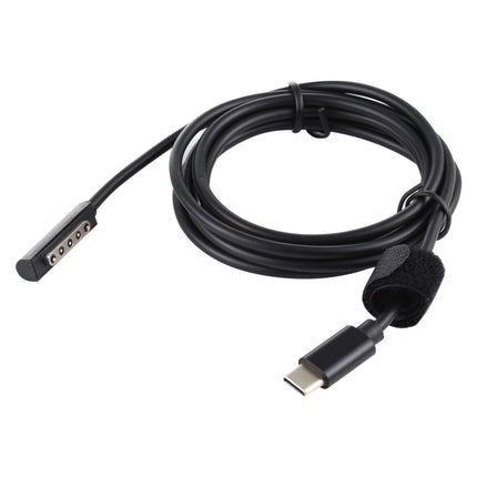 USB-C / Type-C Power Supply PD 65W Fast Charging Cable for Microsoft Surface Pro 2, Cable Length: 1.5m-garmade.com