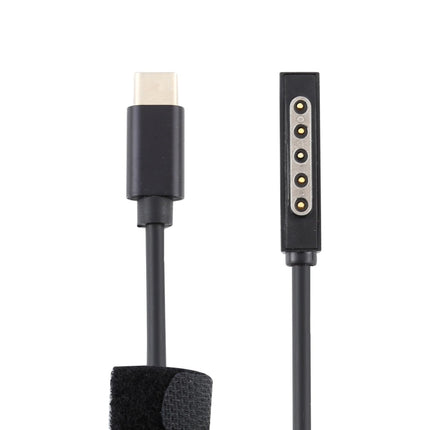 USB-C / Type-C Power Supply PD 65W Fast Charging Cable for Microsoft Surface Pro 2, Cable Length: 1.5m-garmade.com