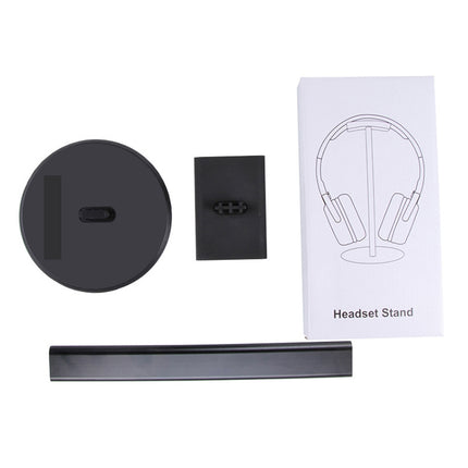X1 Universal Detachable Aluminum Alloy Headphone Stand Display Hanger (Black)-garmade.com
