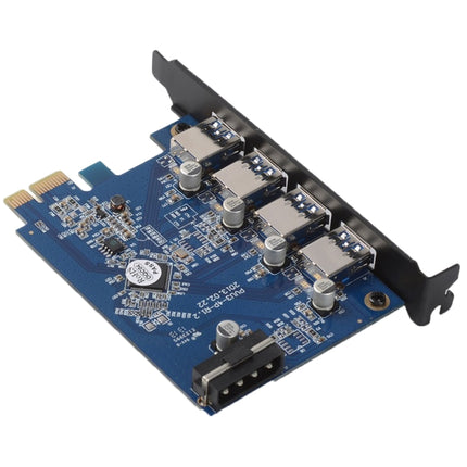 ORICO PVU3-4P 4 Ports USB3.0 PCI Express Card for Desktop(Black)-garmade.com