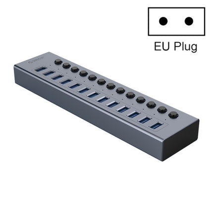 ORICO BT2U3-13AB-GY-BP Multi-Ports Individual Switches HUB, EU Plug-garmade.com