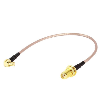 15cm SMA Female to MCX Male Right Angle Adapter RF Coaxial Coax RG316 Cable-garmade.com