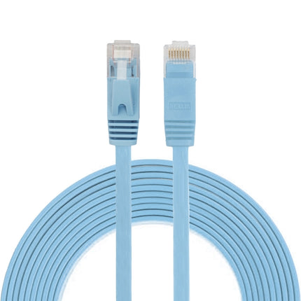 3m CAT6 Ultra-thin Flat Ethernet Network LAN Cable, Patch Lead RJ45 (Blue)-garmade.com