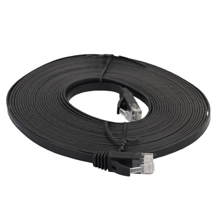 5m CAT6 Ultra-thin Flat Ethernet Network LAN Cable, Patch Lead RJ45(Black)-garmade.com