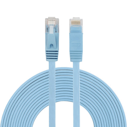 5m CAT6 Ultra-thin Flat Ethernet Network LAN Cable, Patch Lead RJ45(Blue)-garmade.com