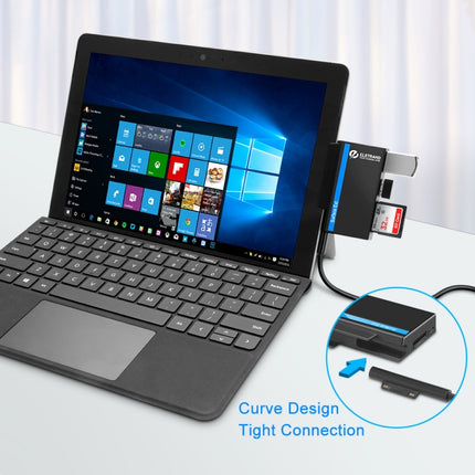 ROCKETEK RT-SGO727 USB 3.0 + USB 2.0 + Micro USB Interface Hub for Microsoft Surface Go, with 2 TF Card & SD Card Slots-garmade.com