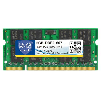 XIEDE X025 DDR2 667MHz 2GB General Full Compatibility Memory RAM Module for Laptop-garmade.com