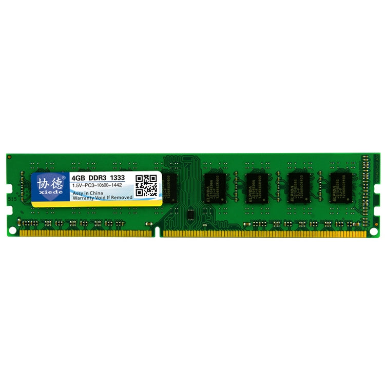 XIEDE X037 DDR3 1333MHz 4GB General AMD Special Strip Memory RAM Module for Desktop PC-garmade.com