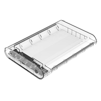 ORICO 3139C3 3.5 inch SATA HDD USB 3.1 Type-C External Hard Drive Enclosure Storage Case(Transparent)-garmade.com