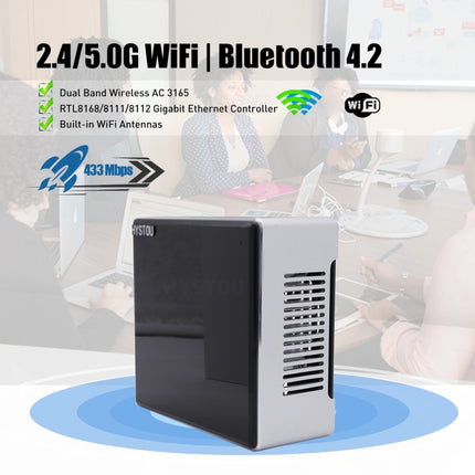 HYSTOU M5 Windows 7/8/10 / WES7/10/Linux System Mini PC, Intel Core i7-8750H 6 Core 12 Threads up to 4.7GHz, 32GB RAM+1TB SSD, EU Plug-garmade.com