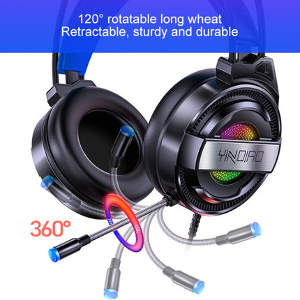 YINDIAO Q3 3.5mm Wired E-sports Gaming Headset with Mic, Cable Length: 1.67m (Black)-garmade.com