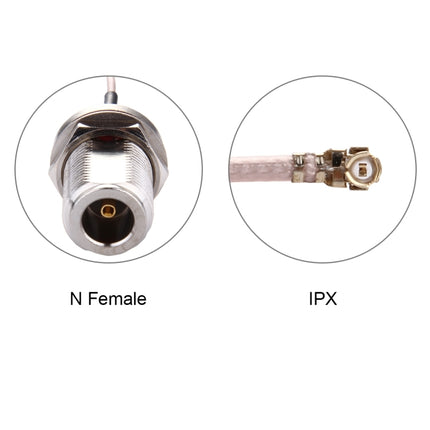 25cm IPX to N Female RG178 Cable-garmade.com