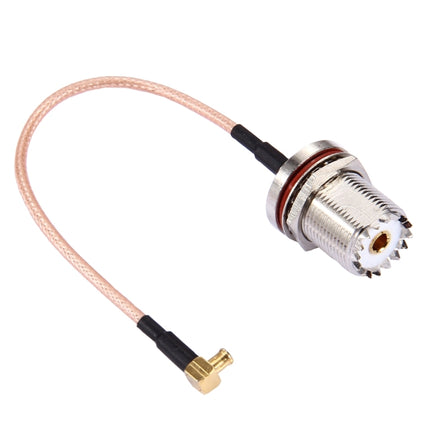 15cm UHF Female to MCX Male 90 Degree Elbow RG316 Cable-garmade.com