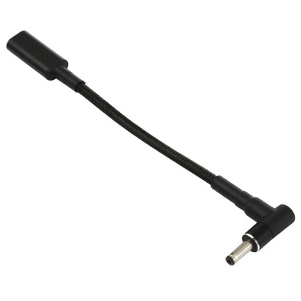 PD 100W 18.5-20V 4.0 x 1.35mm Elbow to USB-C / Type-C Adapter Nylon Braid Cable-garmade.com