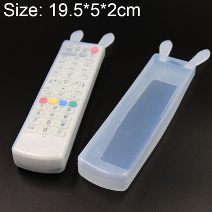 5 PCS Rabbit Design Long Air Conditioning / TV / Smart TV Box Remote Control Waterproof Dustproof Silicone Protective Cover, Size: 19.5*5*2cm-garmade.com