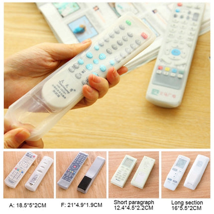 5 PCS Long Design Air Conditioning Remote Control Silicone Protective Cover, Size: 16*5.5*2cm-garmade.com
