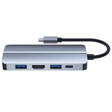 BYL-2109 5 in 1 USB-C / Type-C to USB Multifunctional Docking Station HUB Adapter-garmade.com