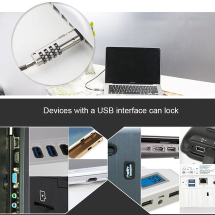 Universal USB Interface Laptop Security Lock-garmade.com