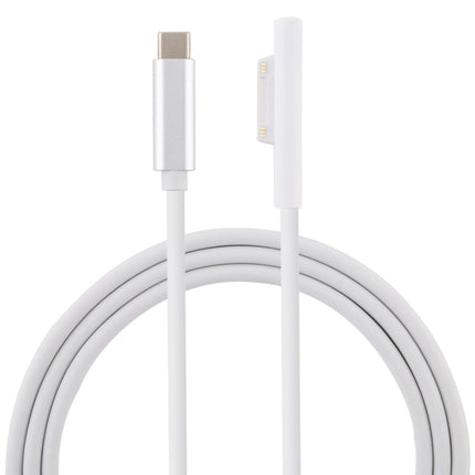 Surface Pro 7 / 6 / 5 to USB-C / Type-C Male Interfaces Power Adapter Charger Cable for Microsoft Surface Pro 7 / 6 / 5 / 4 / 3 / Microsoft Surface Go(White)-garmade.com