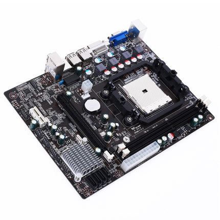 Computer Motherboard AMD A55 FM1 DDR3 Supports X4 631 / 641 A / E Series with Graphics Interface-garmade.com