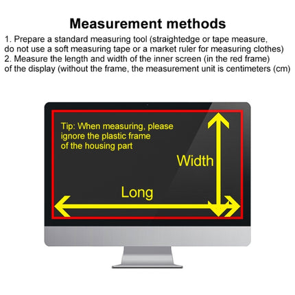 19.5 inch Laptop Universal Matte Anti-glare Screen Protector, Size: 433 x 237mm-garmade.com
