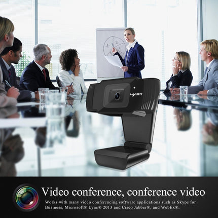 HXSJ S70 30fps 5 Megapixel 1080P Full HD Autofocus Webcam Cable Length: 1.4m-garmade.com