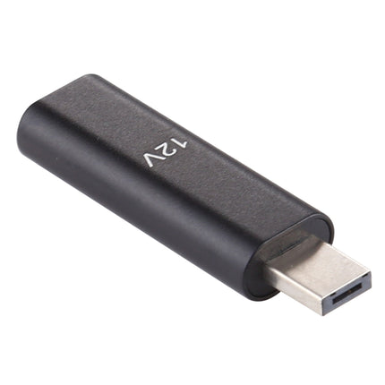 12V Type-C / USB-C Female to PD Aluminium Alloy Adapter for Asus (Black)-garmade.com