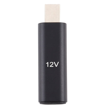 12V Type-C / USB-C Female to PD Aluminium Alloy Adapter for Asus (Black)-garmade.com