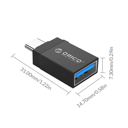 ORICO CBT-UT01-BK-BP Type-C to USB 3.0 Adapter(Black)-garmade.com