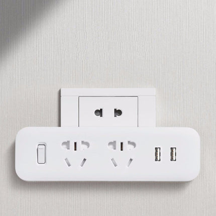 Original Xiaomi Mijia Power Strip Converter Portable Plug Travel Adapter with 5V / 2.1A Dual USB Fast Charging Ports for Home, Office-garmade.com