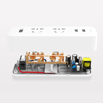 Original Xiaomi Mijia Power Strip Converter Portable Plug Travel Adapter with 5V / 2.1A Dual USB Fast Charging Ports for Home, Office-garmade.com