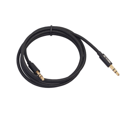 REXLIS 3629 3.5mm Male to Male Car Stereo Gold-plated Jack AUX Audio Cable for 3.5mm AUX Standard Digital Devices, Length: 1m-garmade.com