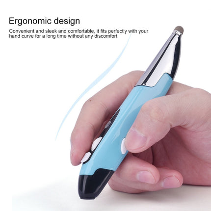 PR-06S 4-keys Smart Wireless Optical Mouse with Stylus Pen Function, Support Voice Operation / Translation (Blue)-garmade.com