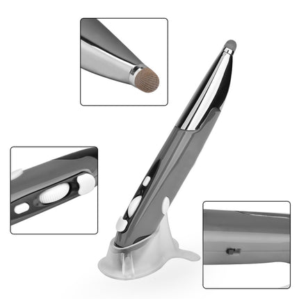 PR-06 4-keys Smart Wireless Optical Mouse with Stylus Pen Function (Grey)-garmade.com