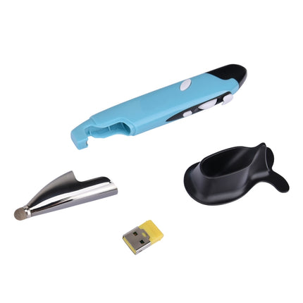 PR-06 4-keys Smart Wireless Optical Mouse with Stylus Pen Function (Blue)-garmade.com