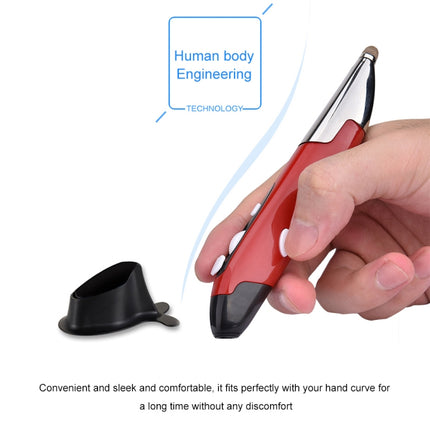 PR-06 4-keys Smart Wireless Optical Mouse with Stylus Pen Function (Red)-garmade.com