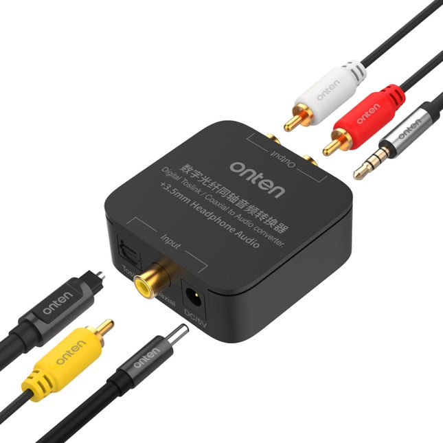 Onten 37506 Digital Optical Coaxial Audio Converter Support 192K-garmade.com