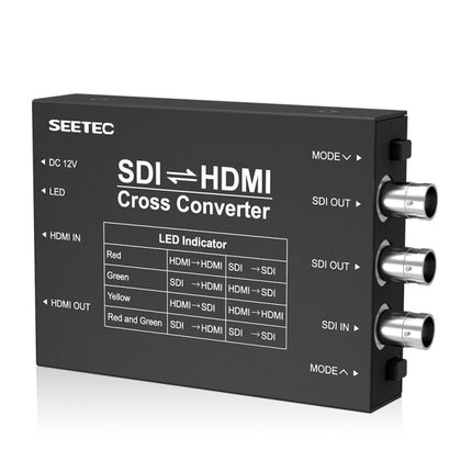SEETEC 3 x SDI to 2 x HDMI Two-way Signal Translator Converter-garmade.com